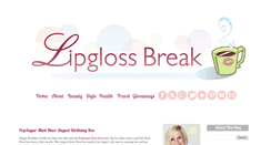 Desktop Screenshot of lipglossbreak.com